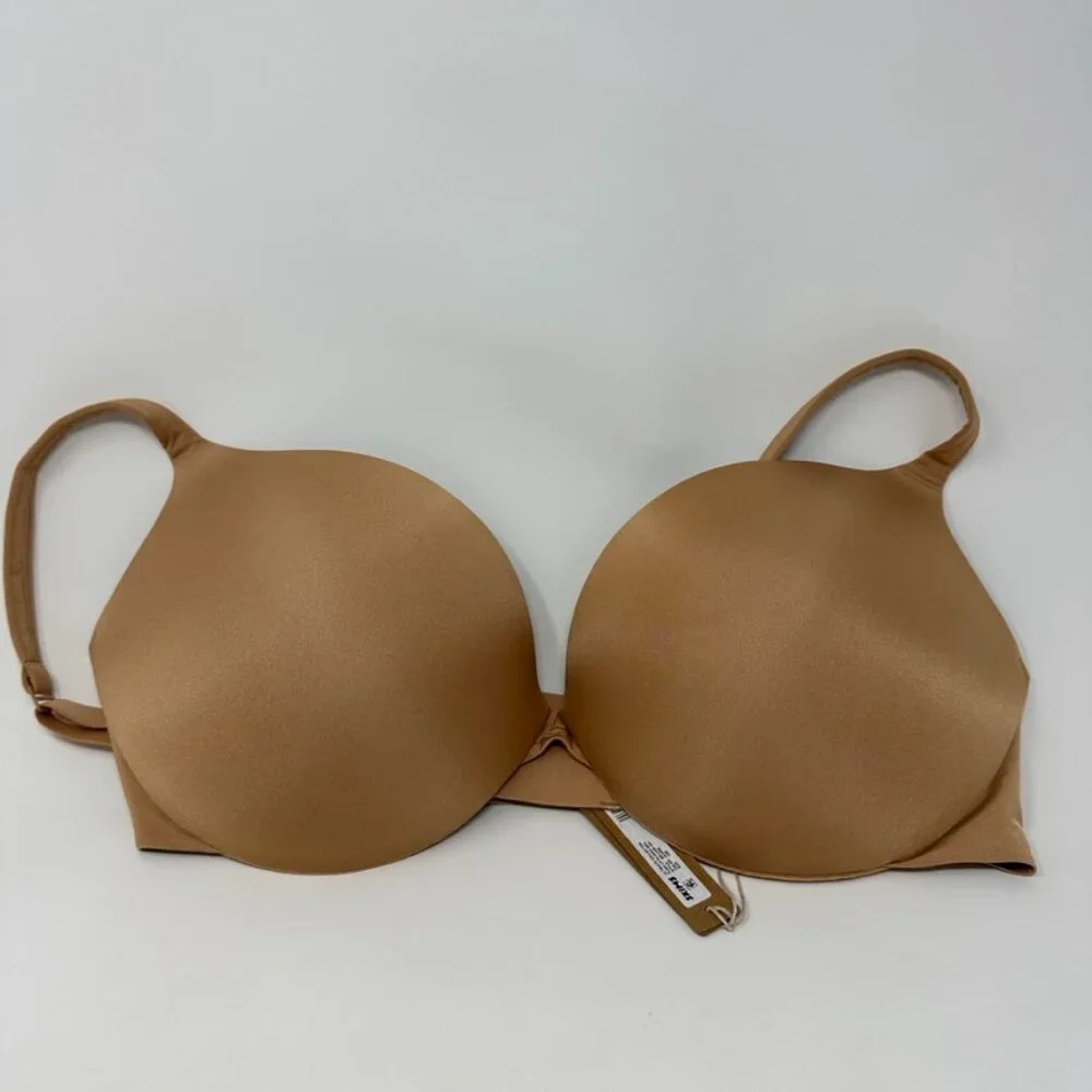 SKIMS Ultimate Bra‎ Teardrop Push Up Plunge bra Ochre size 36D NWT - Picture 7 of 9